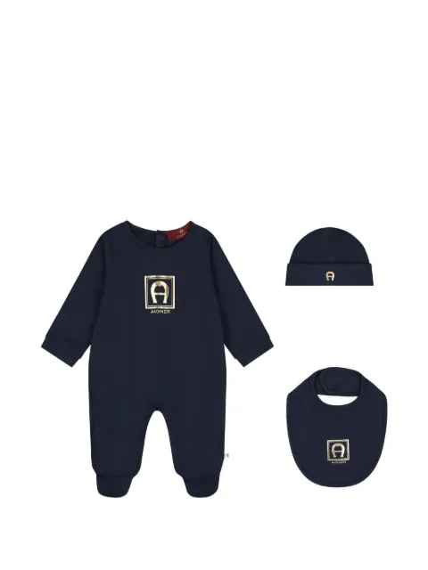 Aigner Kids logo-print babywear set (set of three)