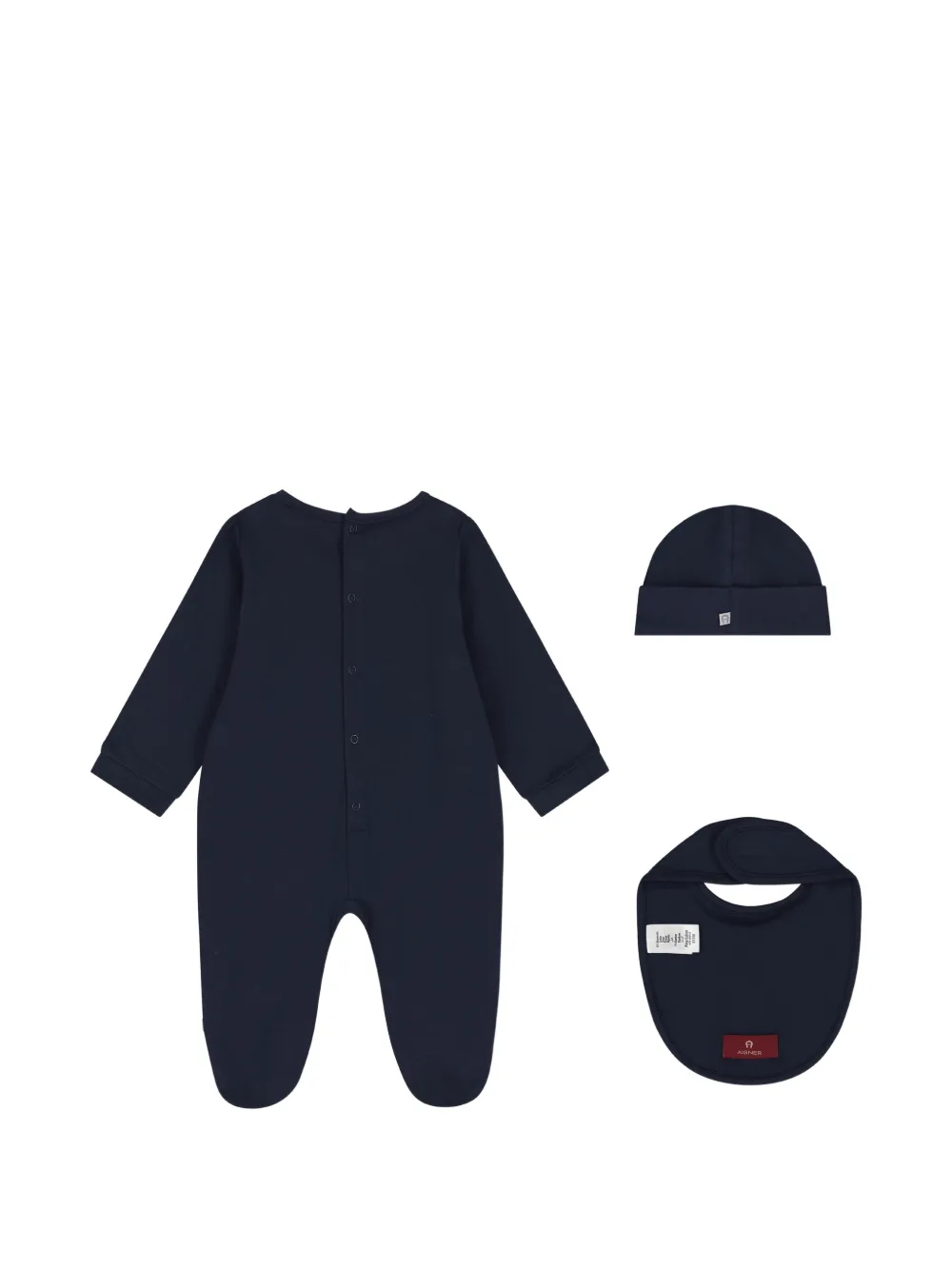 Aigner Kids logo-print babywear set (set of three) Blauw