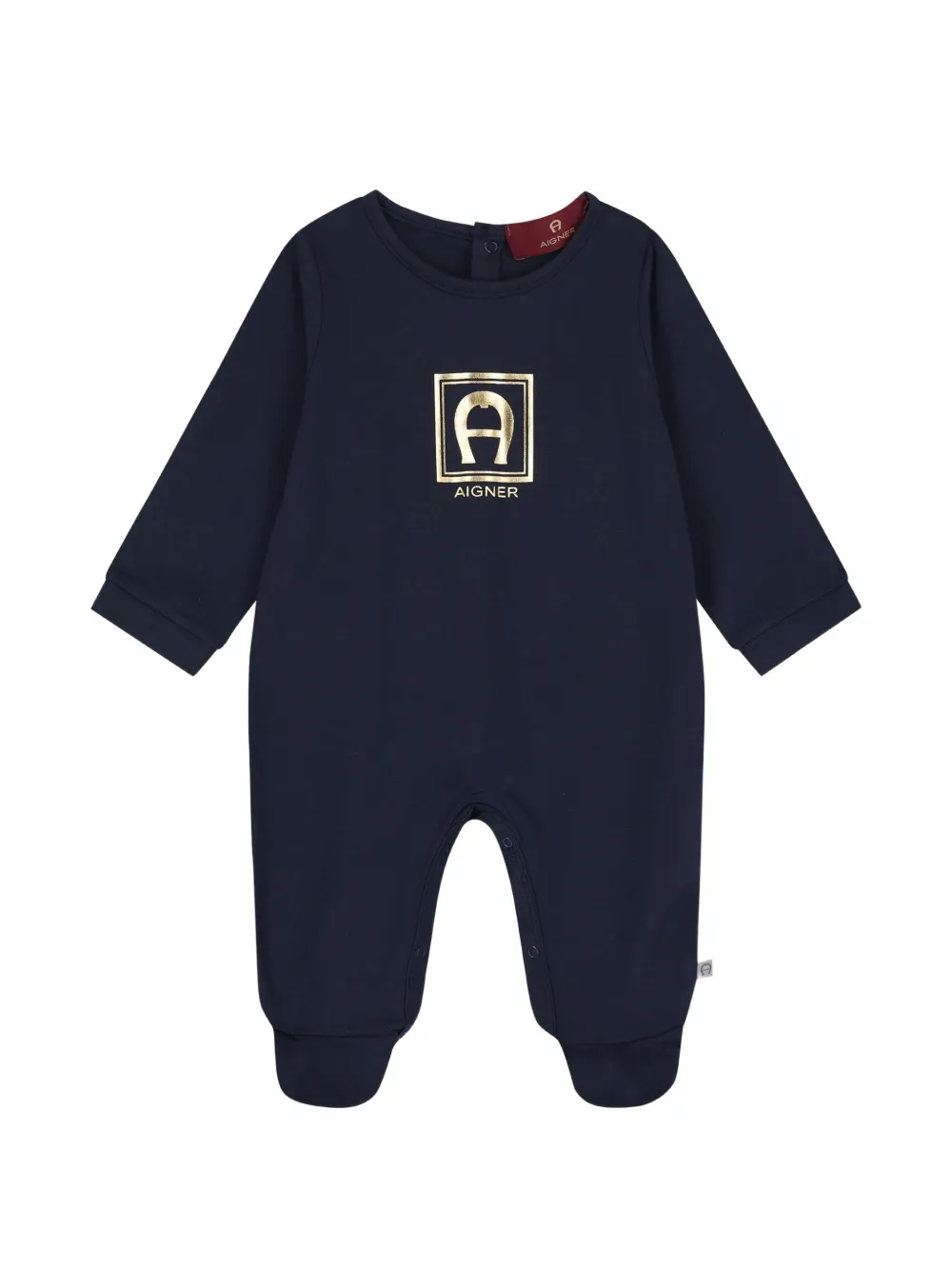 Aigner Kids logo-print babywear set (set of three) Blauw