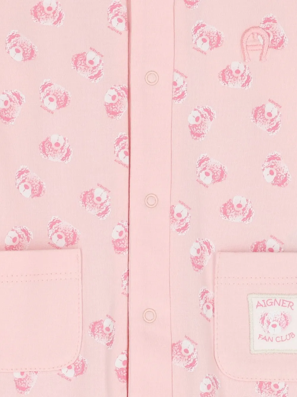 Aigner Kids Pyjama met teddybeer-print Roze