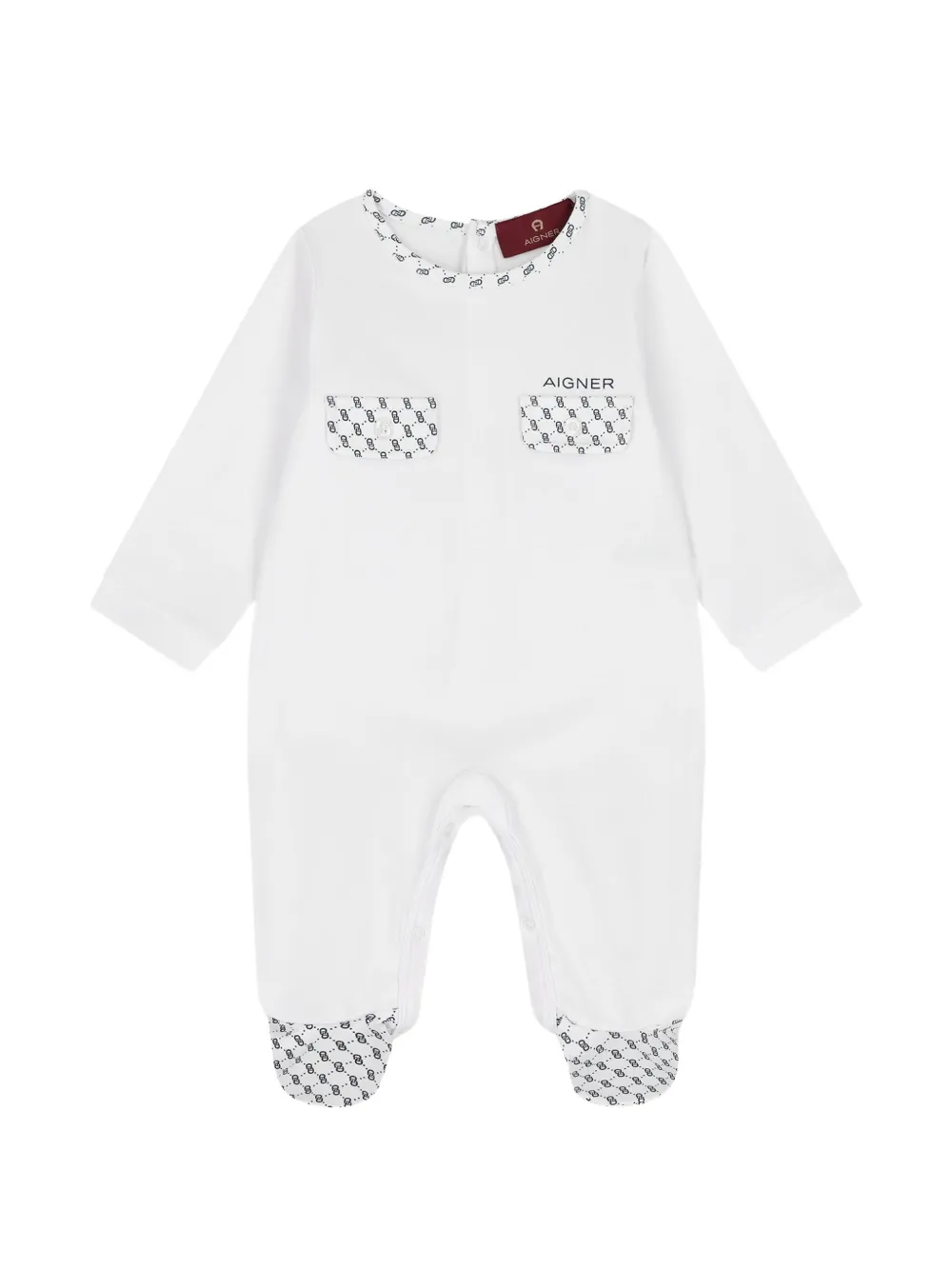 Aigner Kids logo-print pima-cotton set (set of three) Wit