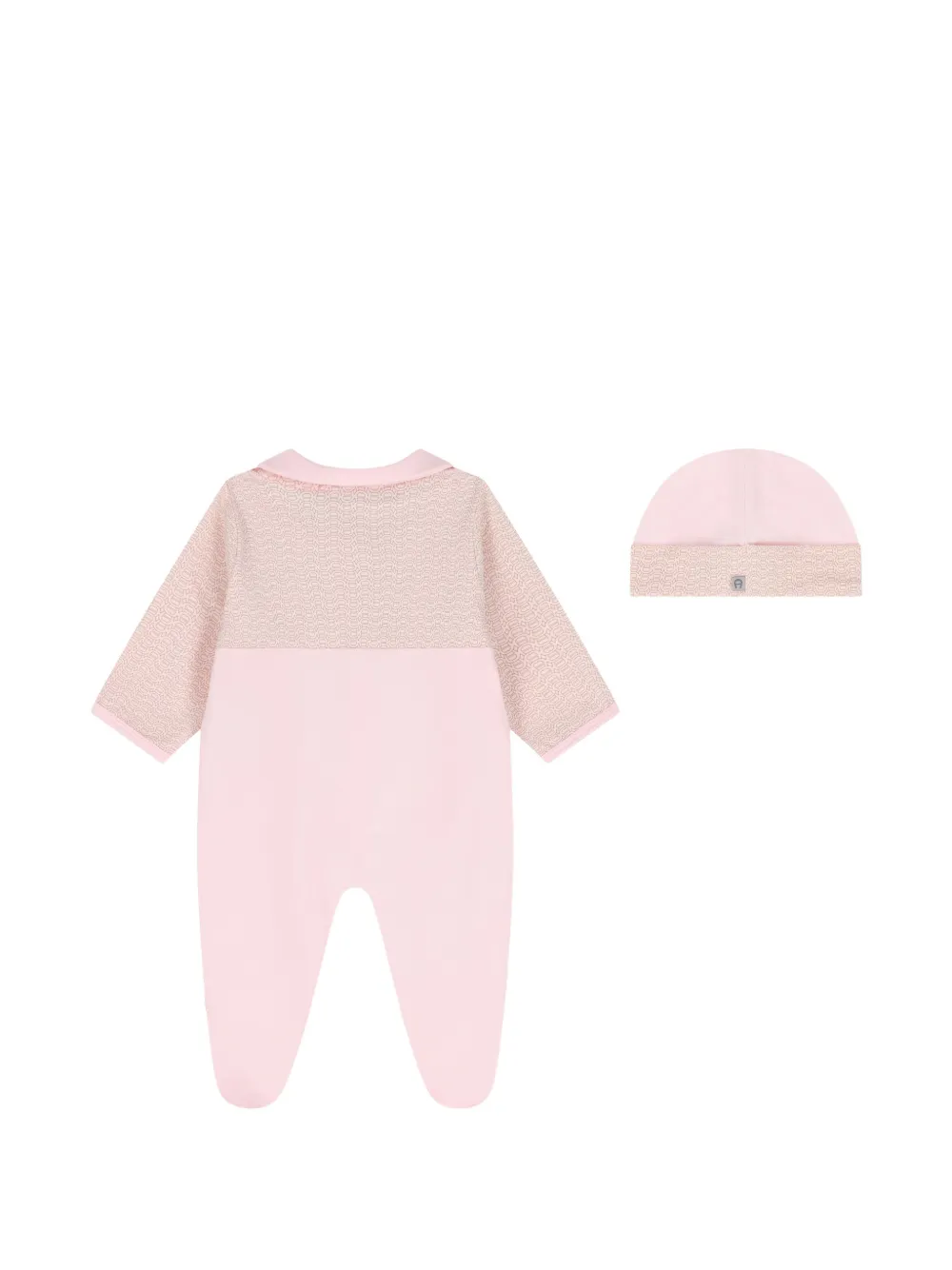 Aigner Kids Romperset met Peter Pan-logo Roze