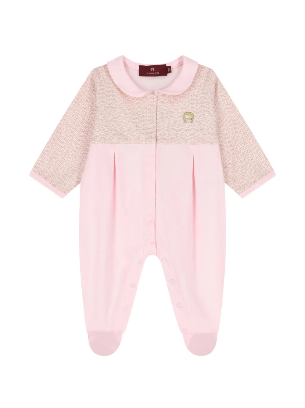 Aigner Kids Romperset met Peter Pan-logo Roze