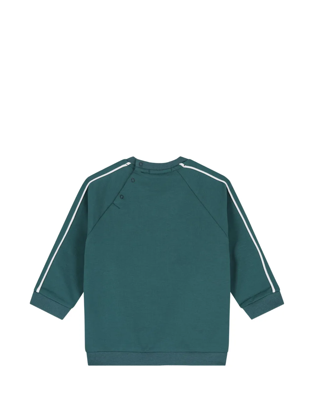 Aigner Kids Sweater met logoprint en raglan mouwen Groen