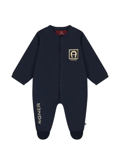 Aigner Kids logo-print pajamas