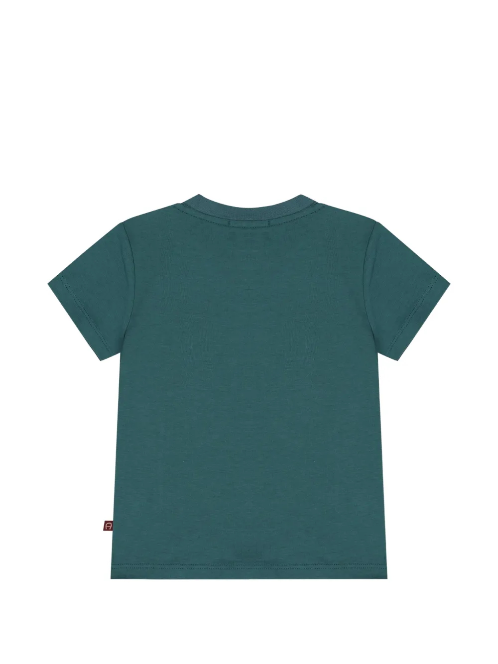 Aigner Kids T-shirt met logoprint Groen