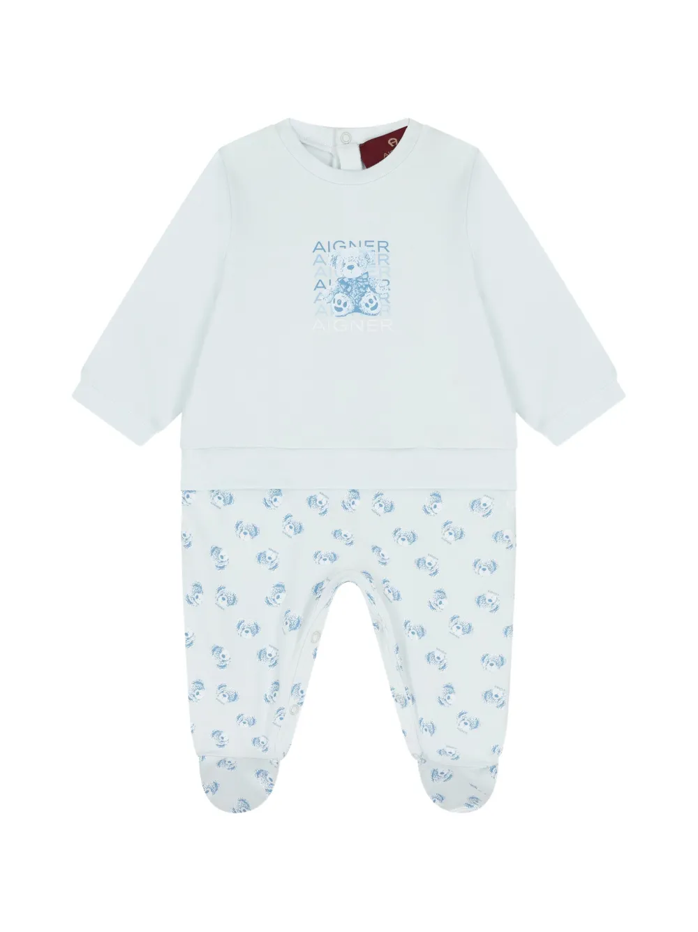 Aigner Kids grenouillère Teddy Bear - Bleu