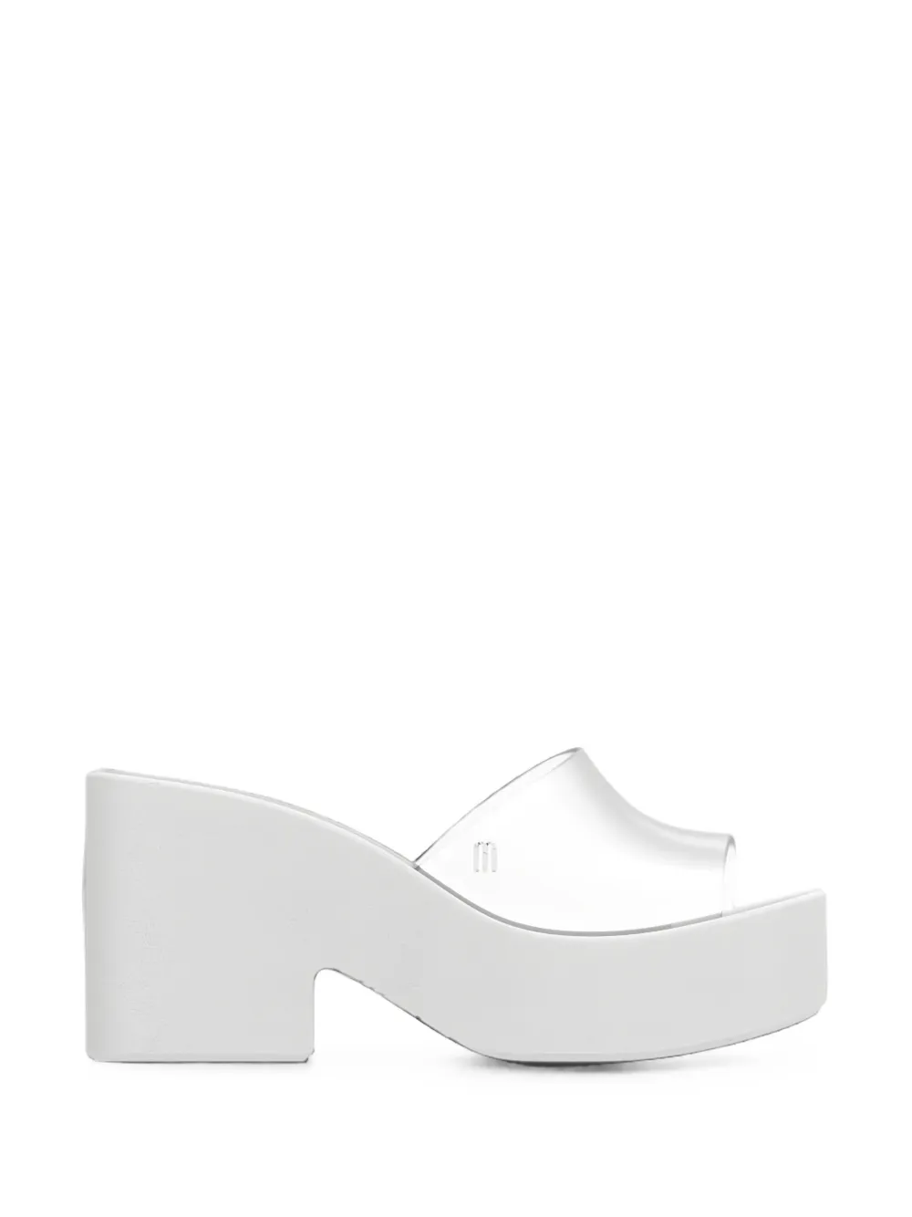 Melissa Posh Platform Sandals In White