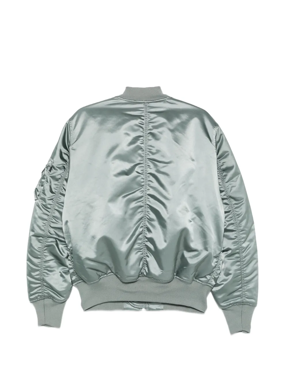 Alpha Industries Bomberjack met satijnen afwerking Blauw