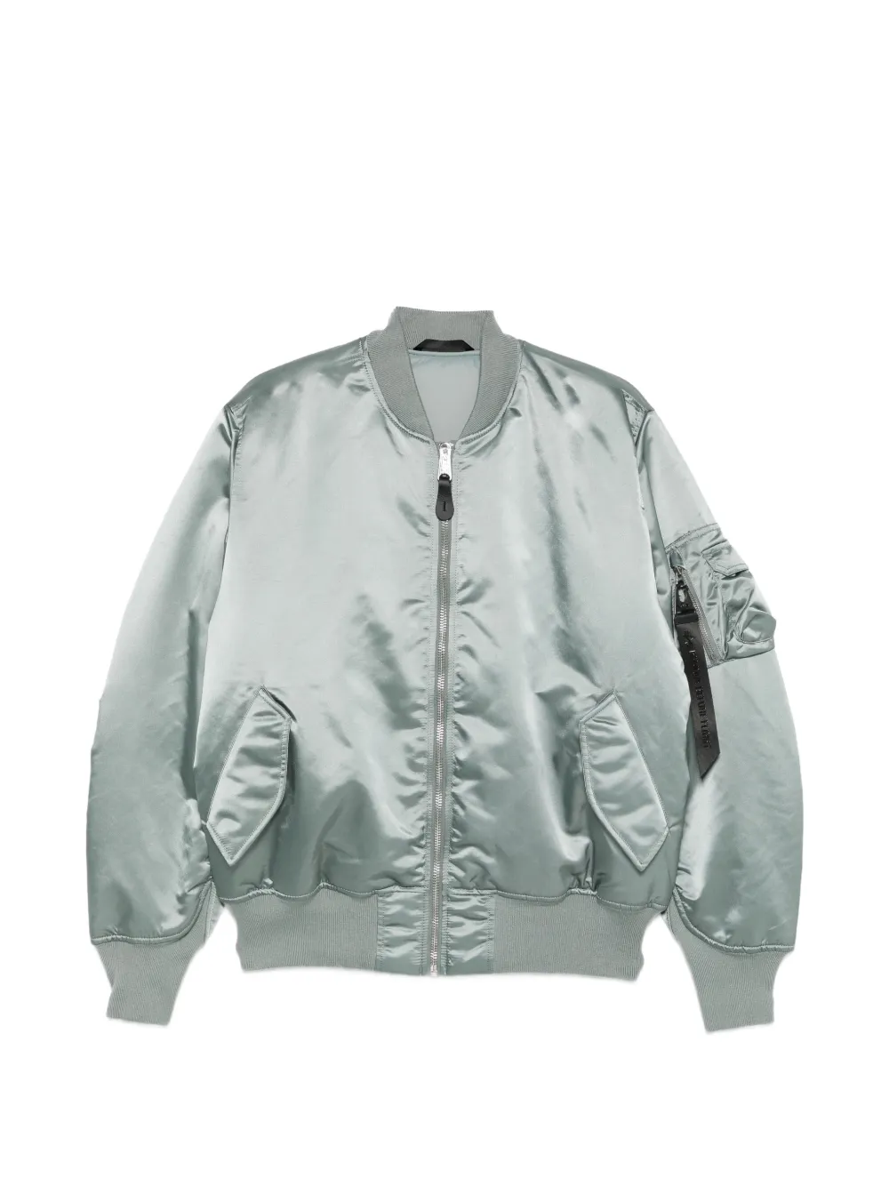 Alpha Industries satin-finish bomber jacket