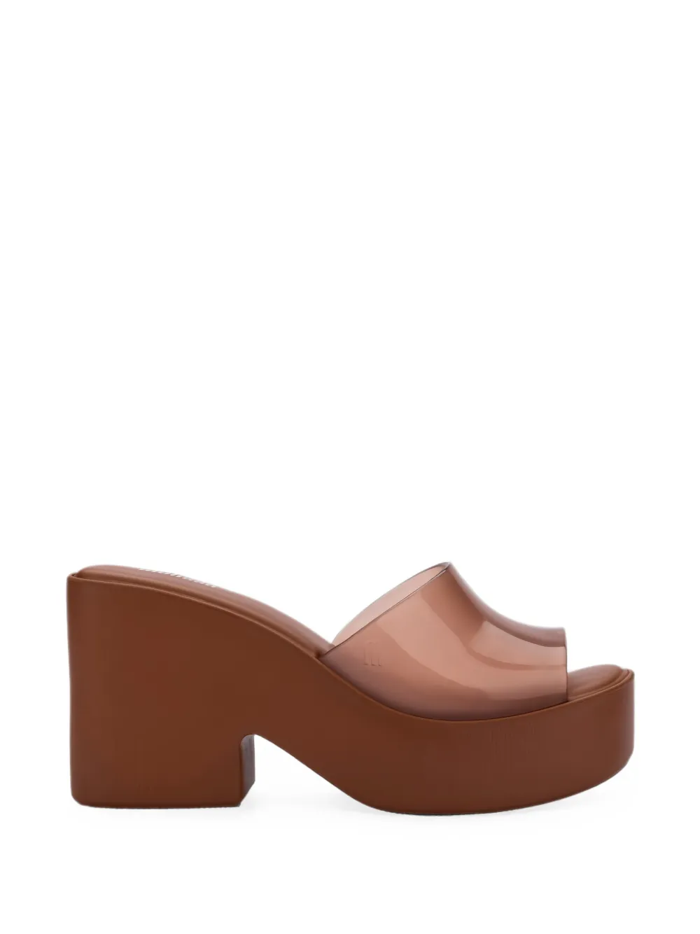 Melissa Posh Ad Platform Sandals In Brown