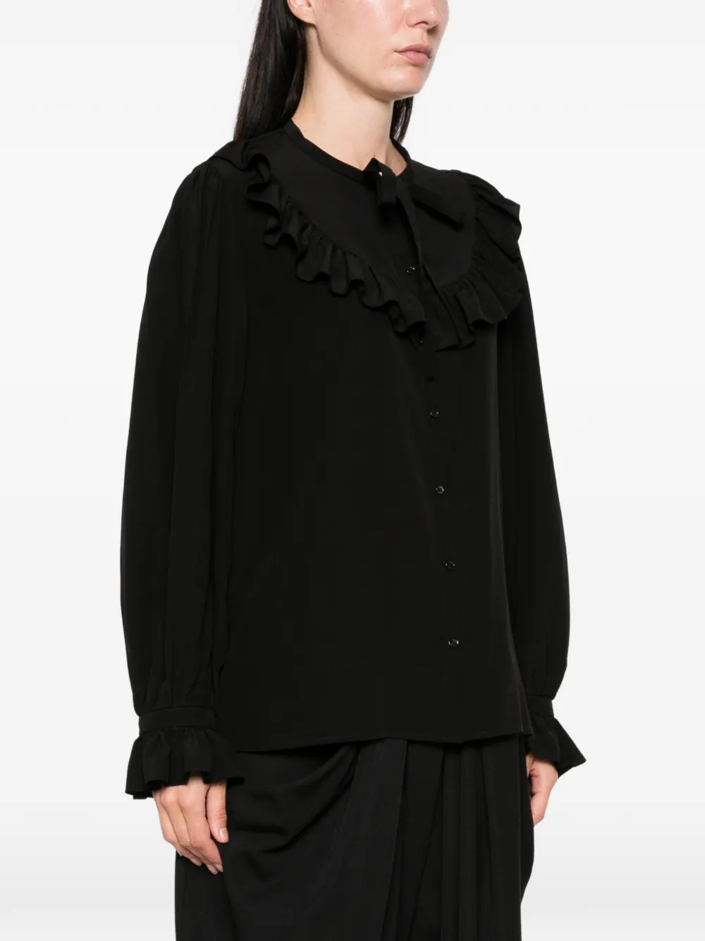 Chloé Blouse met ruches Zwart