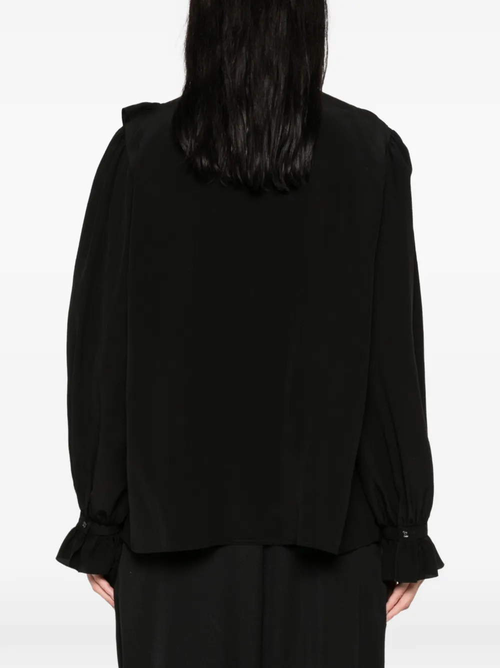 Chloé Blouse met ruches Zwart