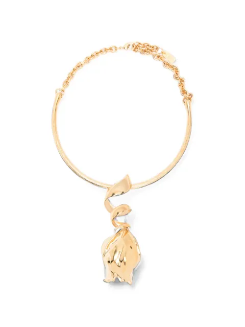 Chloé floral-pendant choker necklace