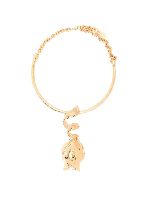 Chloé floral-pendant choker necklace