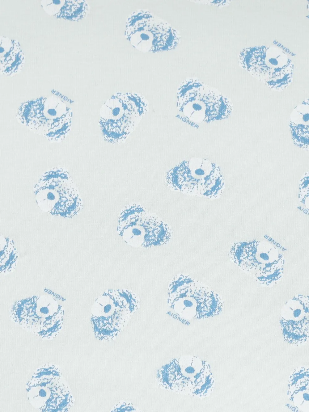 Aigner Kids Slaapzak met teddybeer-print Blauw