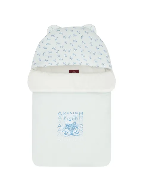 Aigner Kids teddy bear-print sleep nest