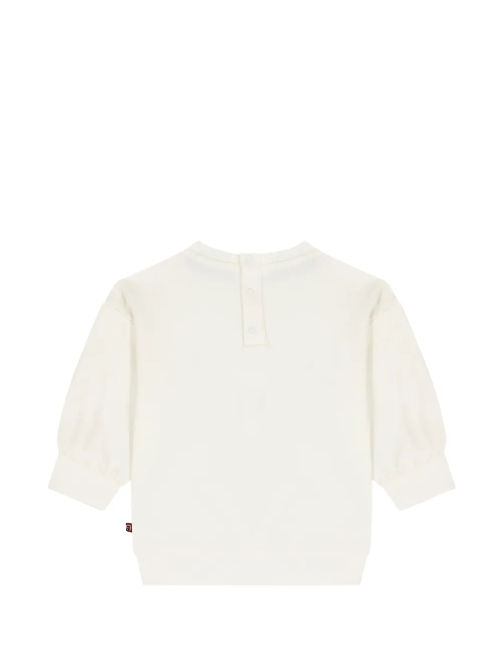 Aigner Kids teddy-bear patch sweater Wit