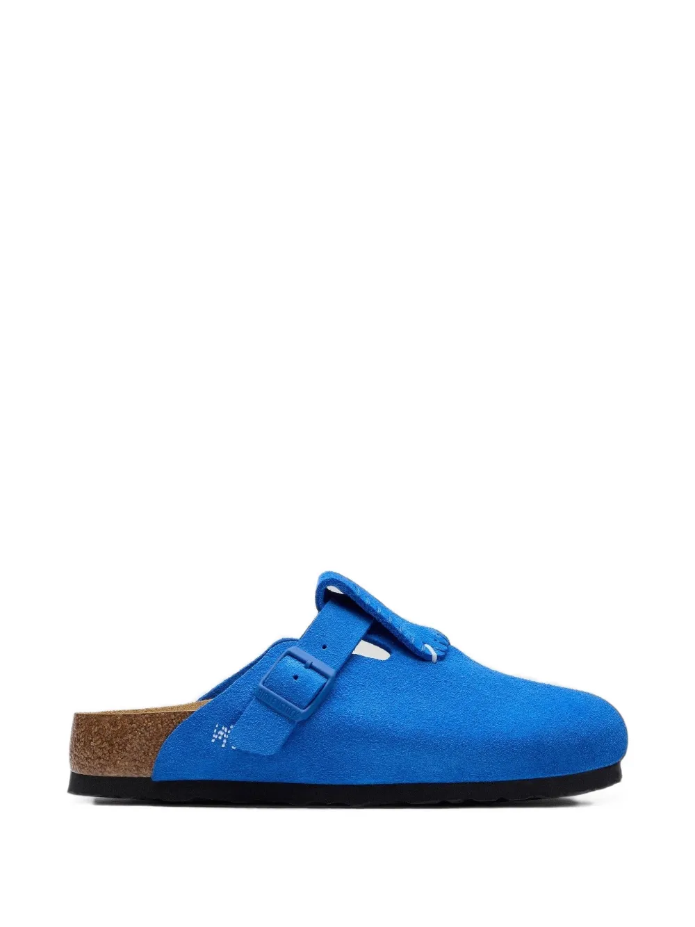 Birkenstock Adererror Boston suede buckle-fastening mules - women - Calf Suede/Calf Leather/Polyethylene vinyl acetate (PEVA)/Cork - 36 Regular -