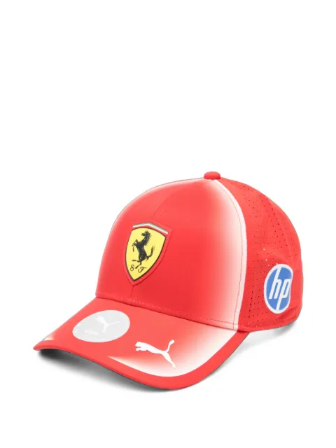 PUMA x Scuderia Ferrari logo-patch baseball cap
