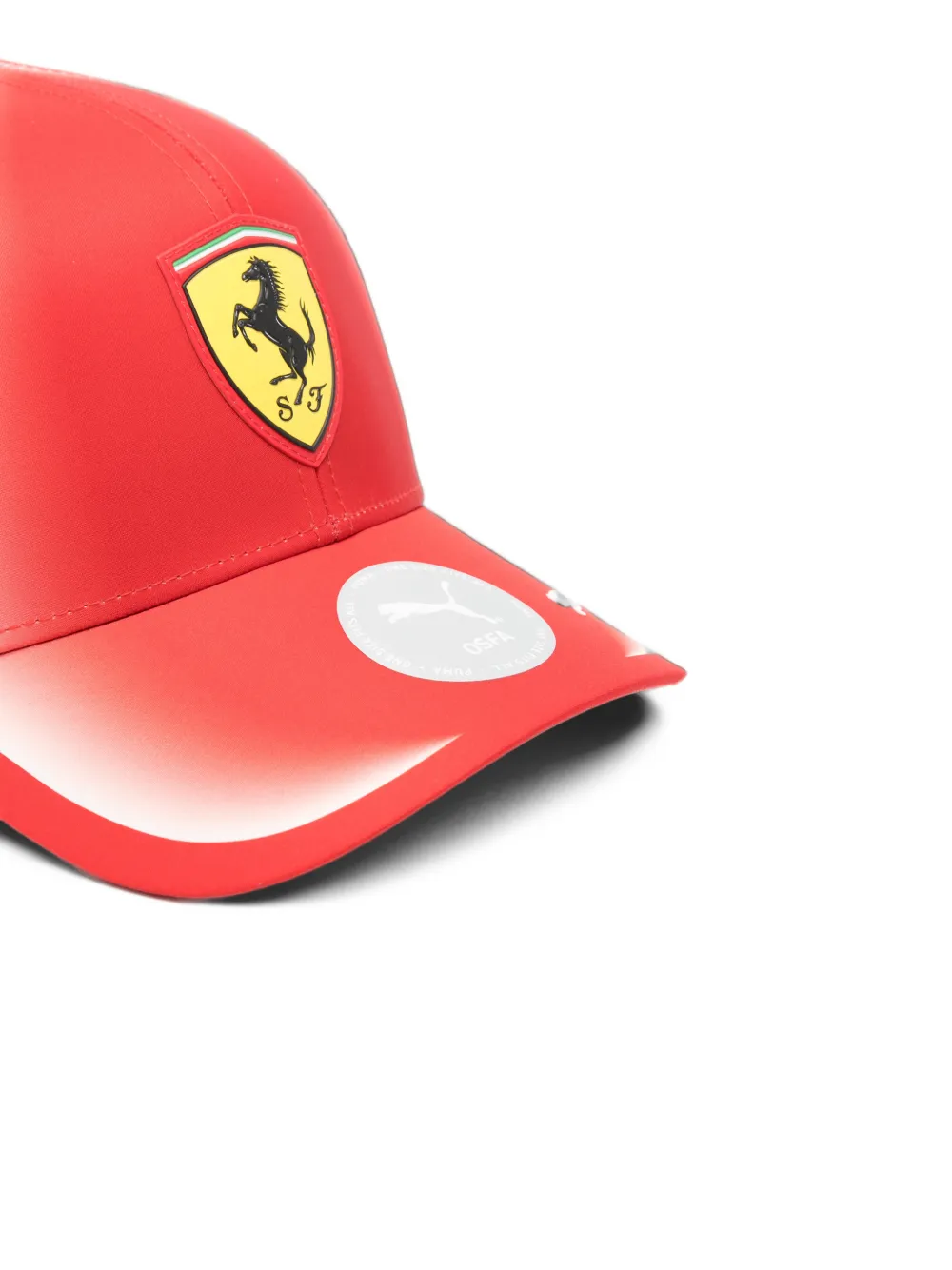 PUMA x Scuderia Ferrari honkbalpet met logo-patch Rood