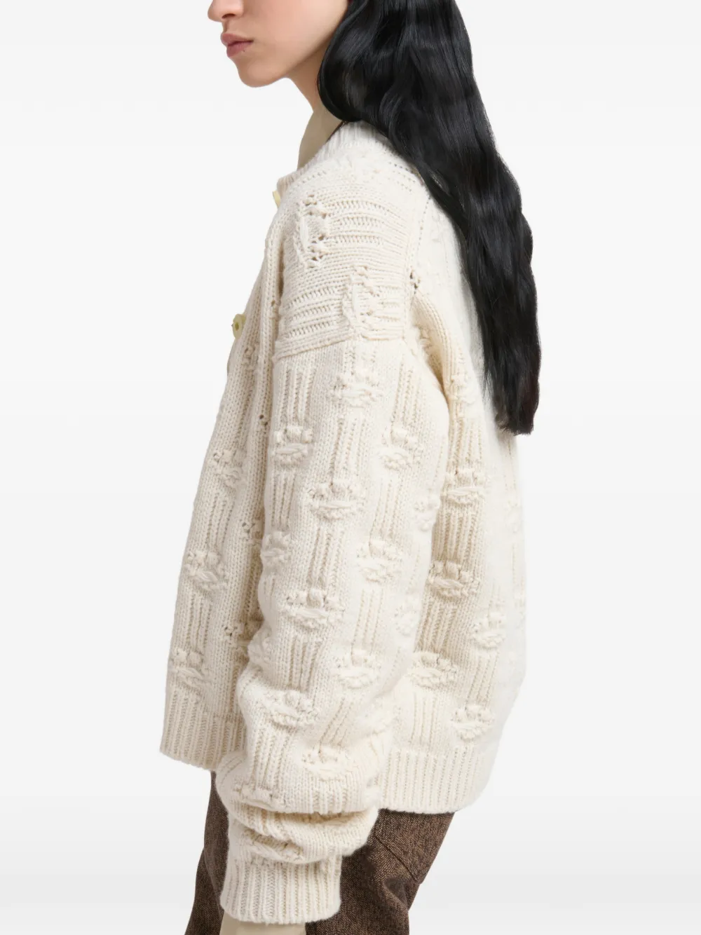 Marni Button-up vest Beige