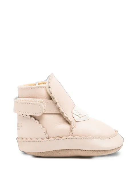 Donsje swan-patch leather boots
