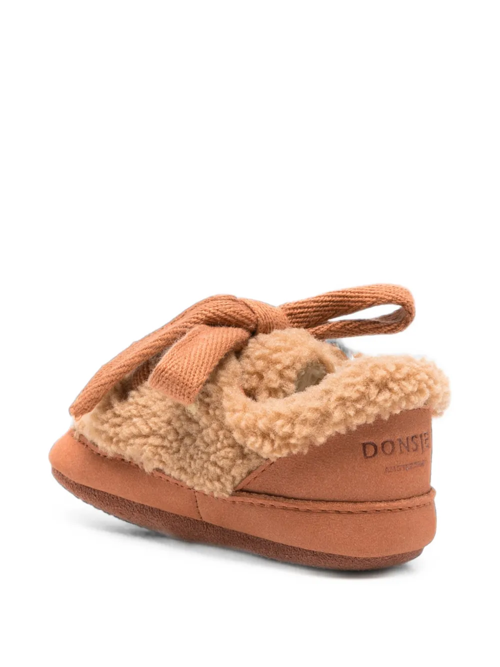 Donsje faux-shearling bow-detail boots Bruin
