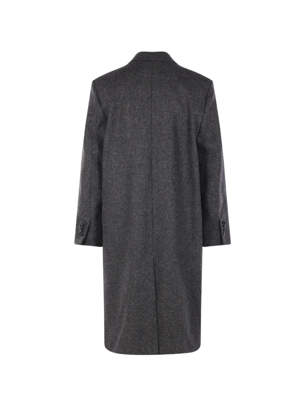 JW Anderson Crombie wollen jas met dubbele rij knopen Grijs