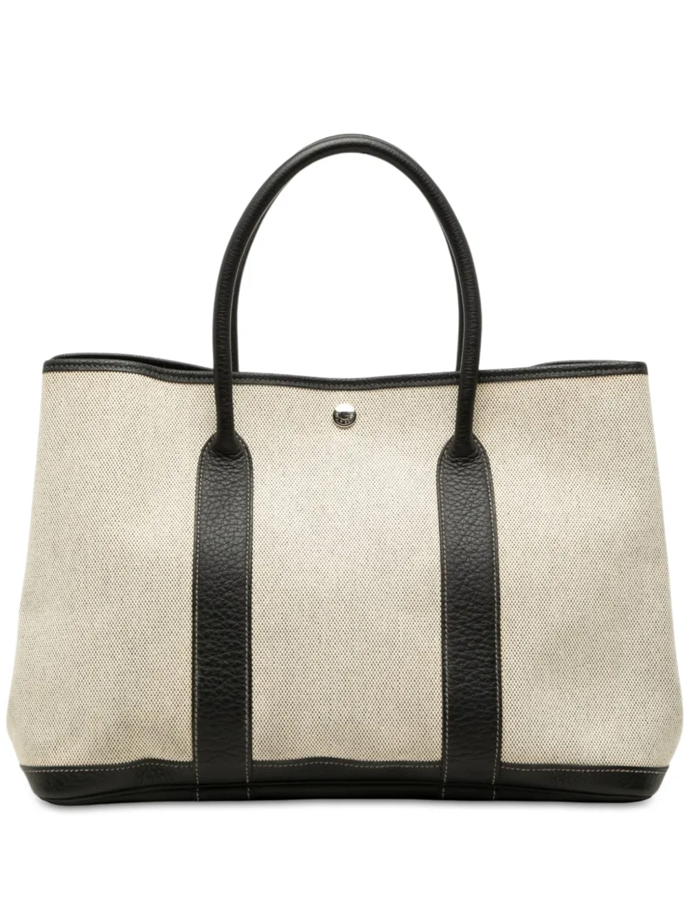 Hermès Pre-Owned Borsa tote Garden Party 36 in tela Toile e pelle Negonda 2006 - Toni neutri