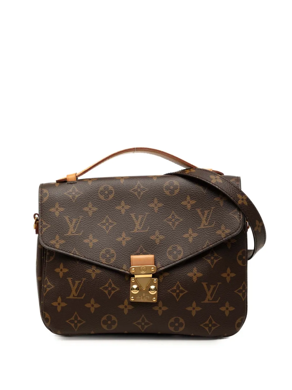 Louis Vuitton Pre-Owned 2018 Monogram Pochette Metis satchel - Marrone