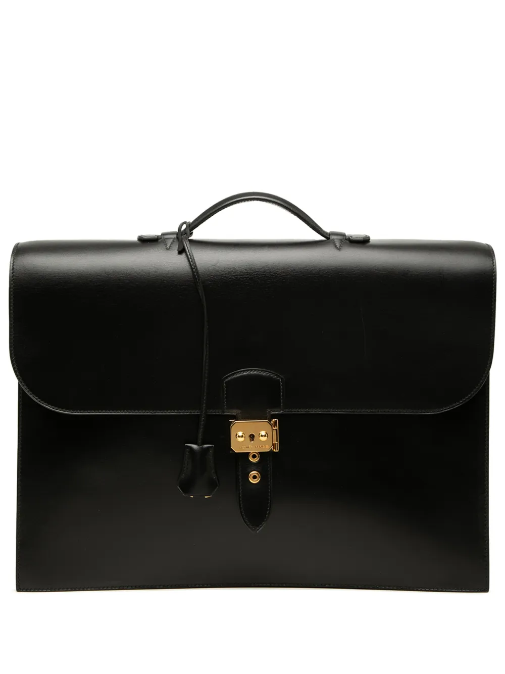 Hermès Pre-Owned 1997 Box Calf Sac a Depeches 41 business bag - Nero