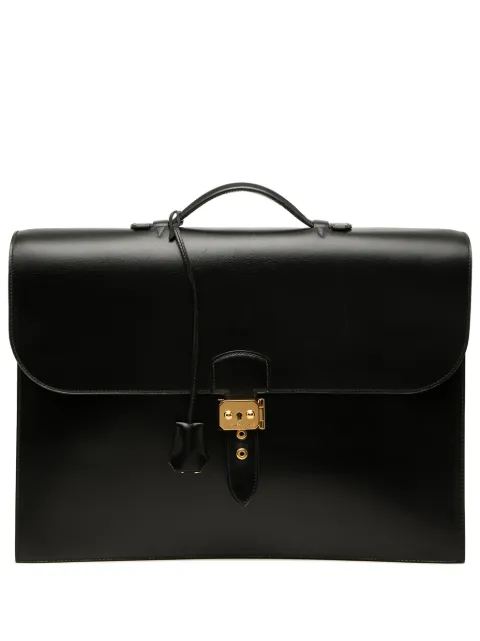 Hermès Pre-Owned 1997 Box Calf Sac a Depeches 41 business bag