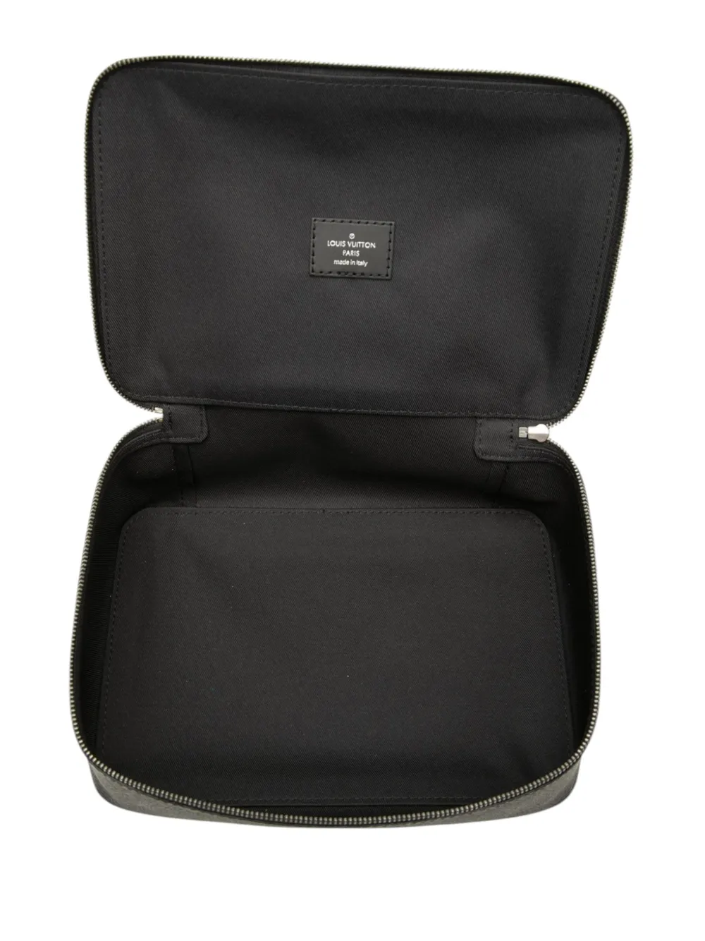 Louis Vuitton Pre-Owned 2021-2026 Monogram Eclipse Toilet Pouch GM clutch Zwart
