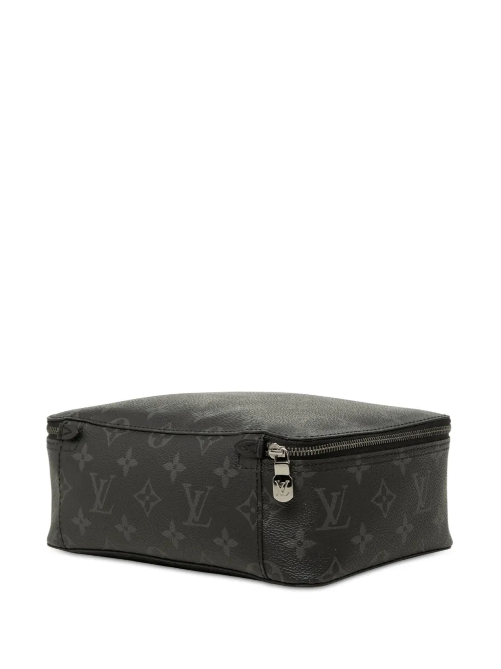 Louis Vuitton Pre-Owned 2021-2026 Monogram Eclipse Toilet Pouch GM clutch Zwart