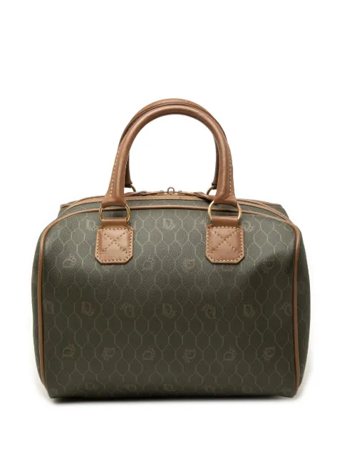Christian Dior Pre-Owned bolso Boston Honeycomb de lona revestida siglo XX