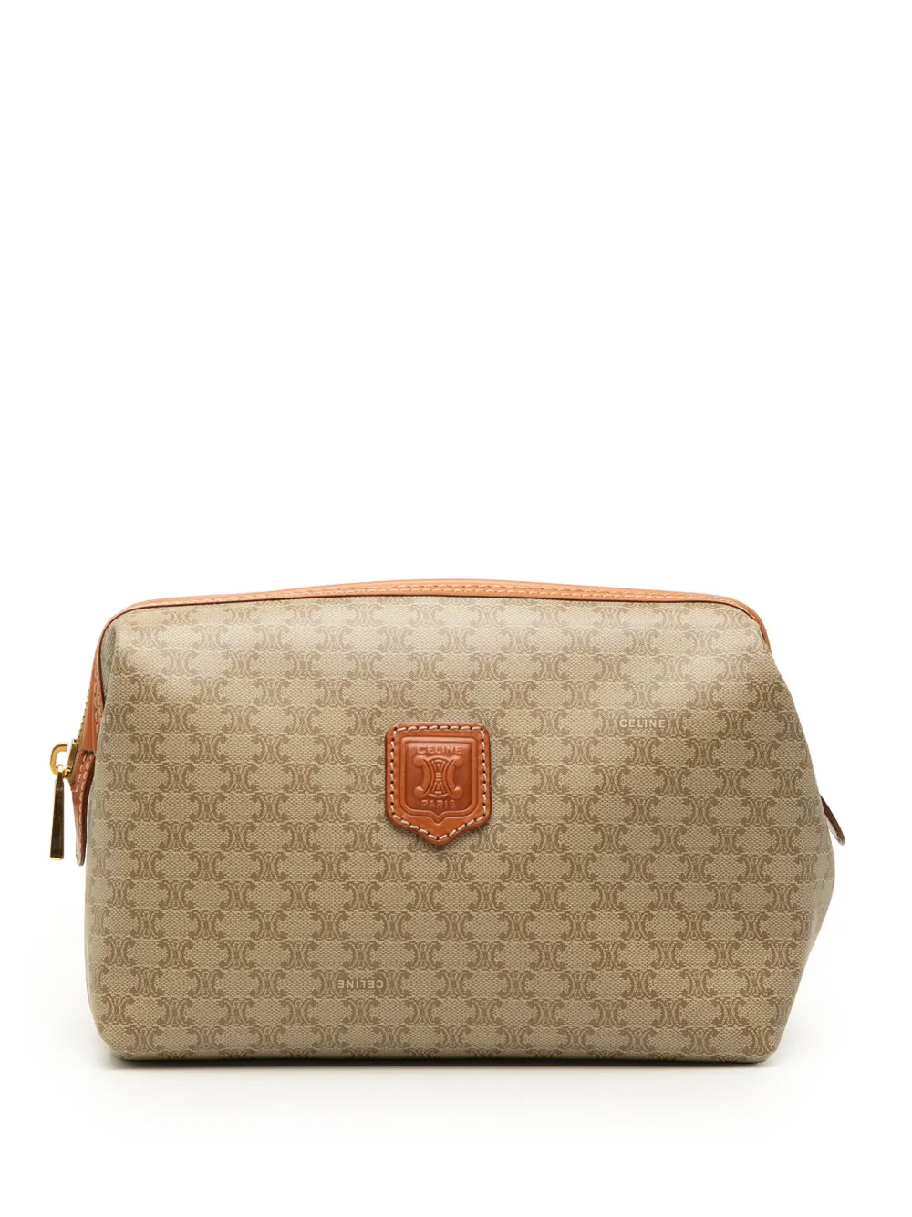 Celine Pre-Owned 1997 Macadam Coated Canvas pouch - Toni neutri