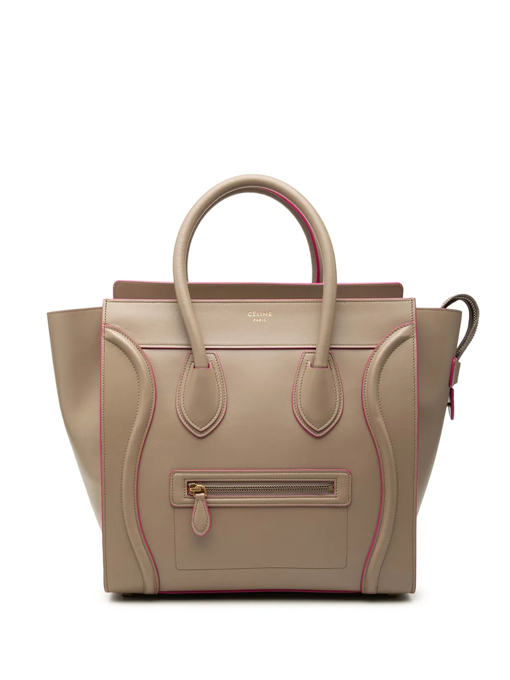 Celine Pre-Owned 2014 Mini Smooth Calfskin Luggage tote bag - Toni neutri