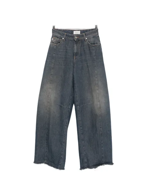 VICOLO faded wide-leg jeans