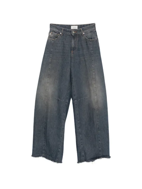 VICOLO faded wide-leg jeans