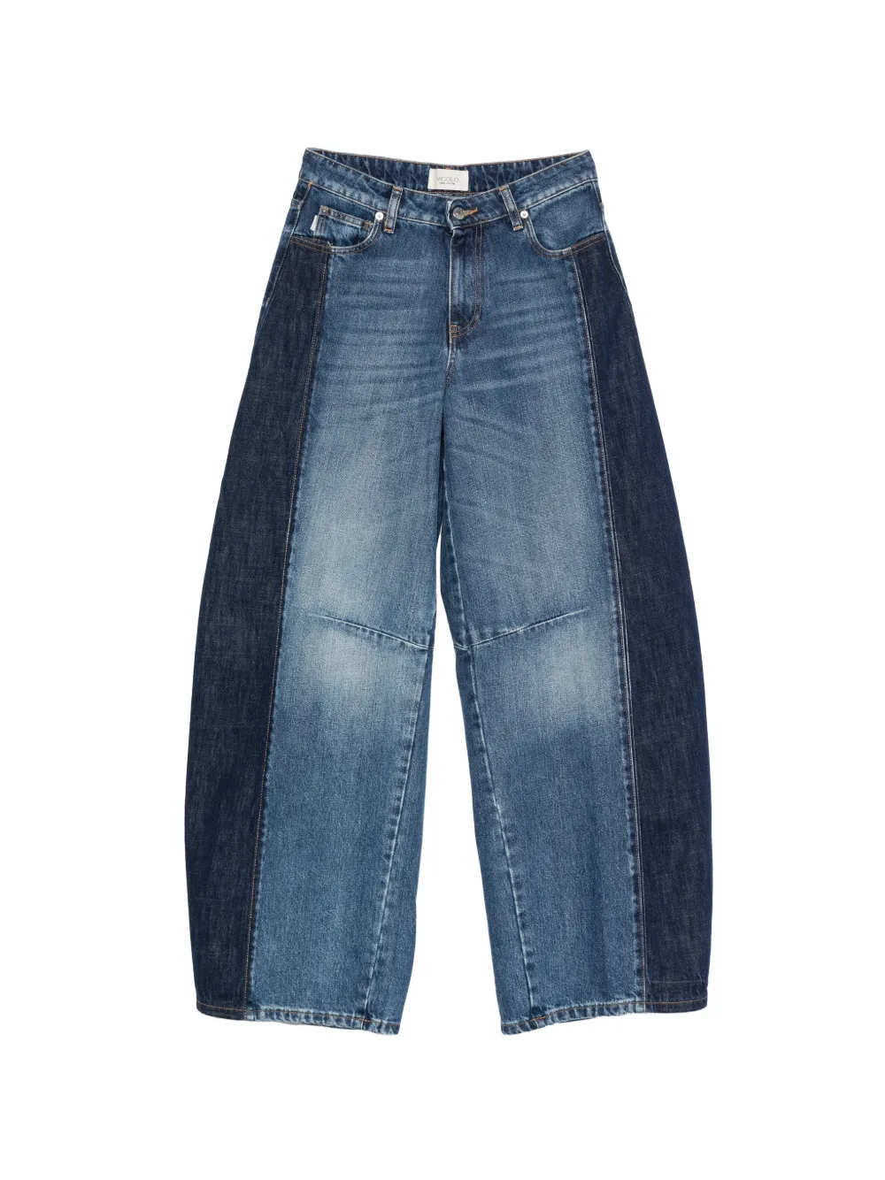 VICOLO two-tone panelled jeans - Blu