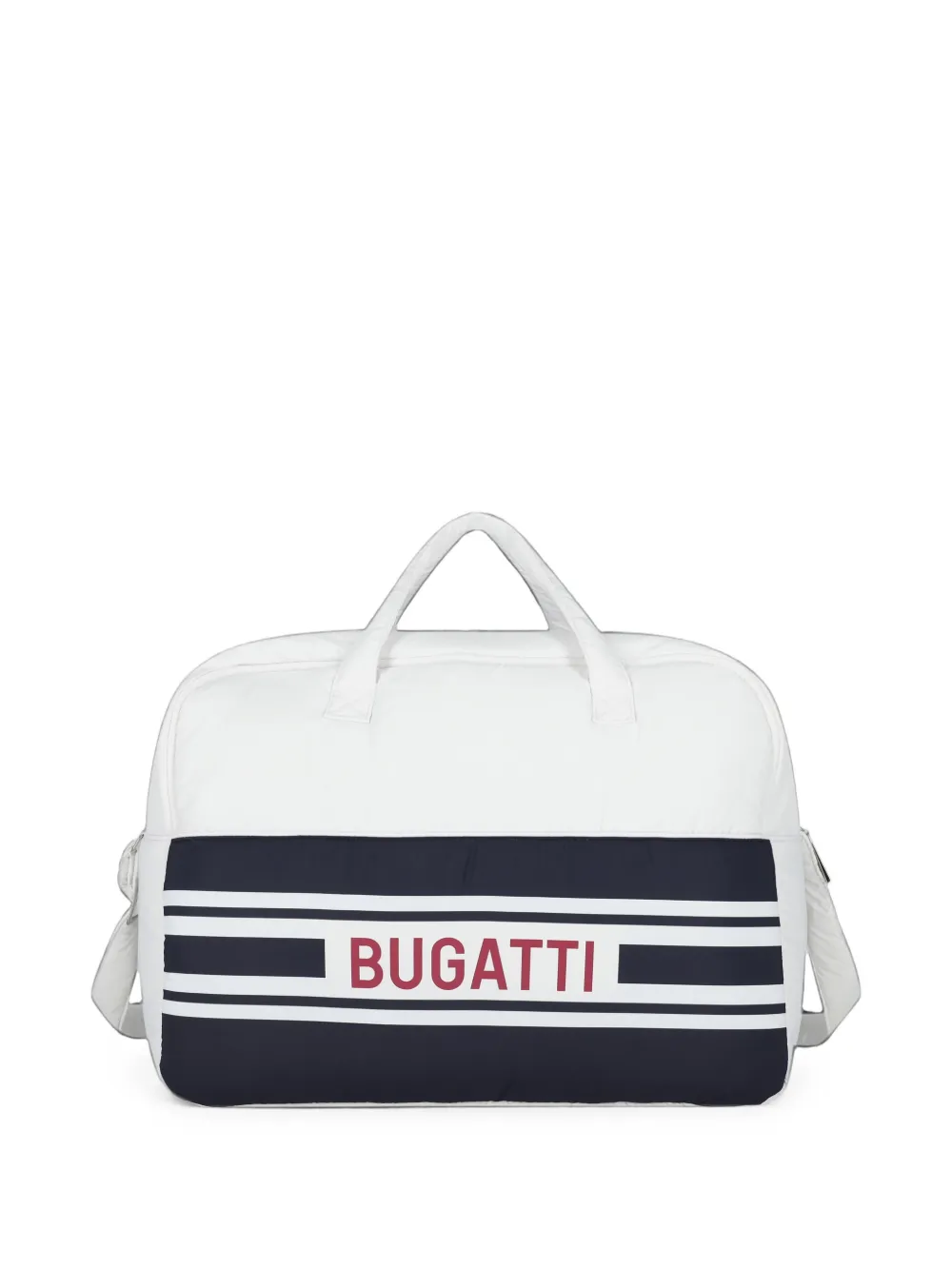 Bugatti Kids Luiertas met logoprint Wit