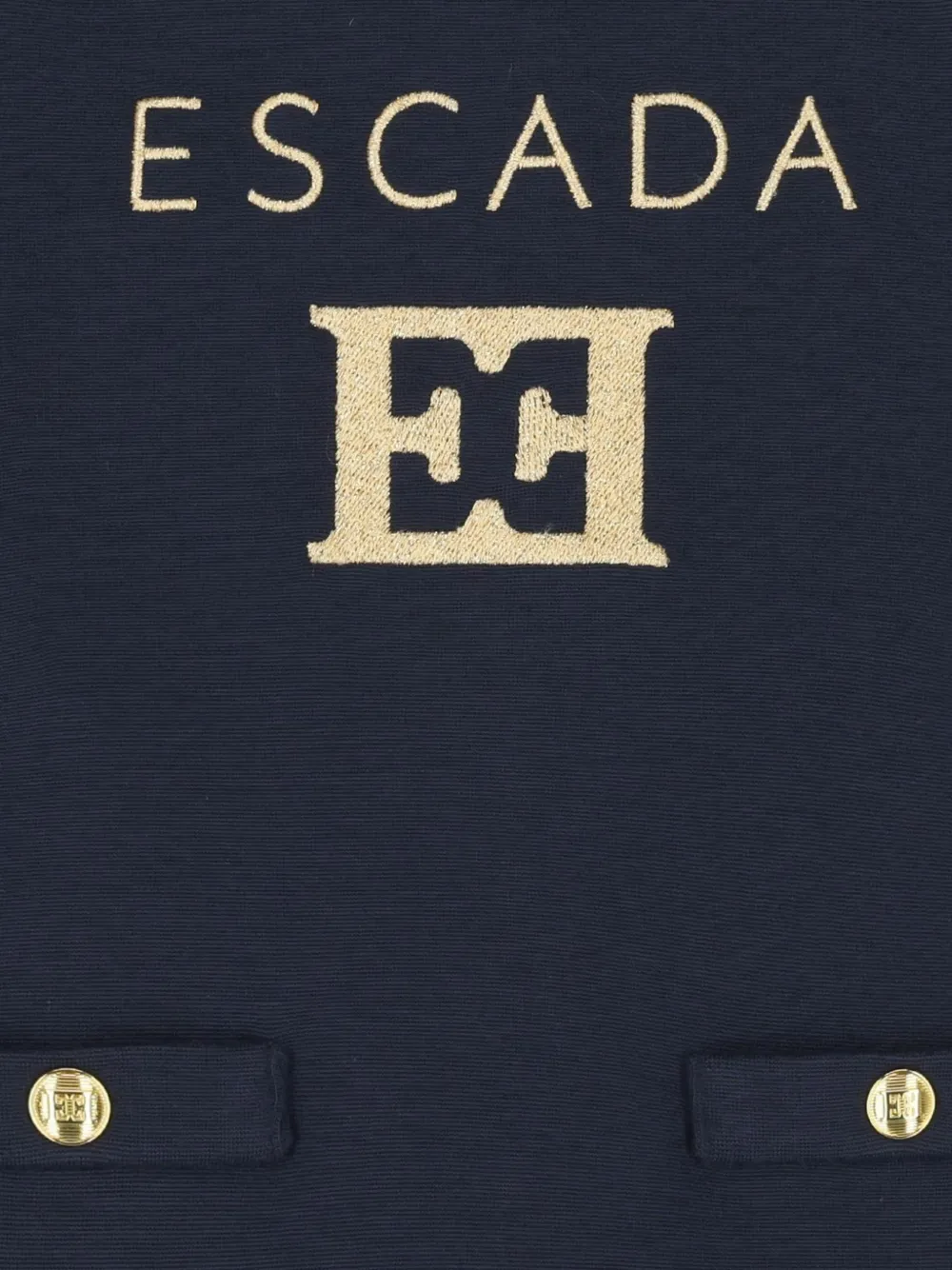 Escada Kids Jurk met korte mouwen Blauw