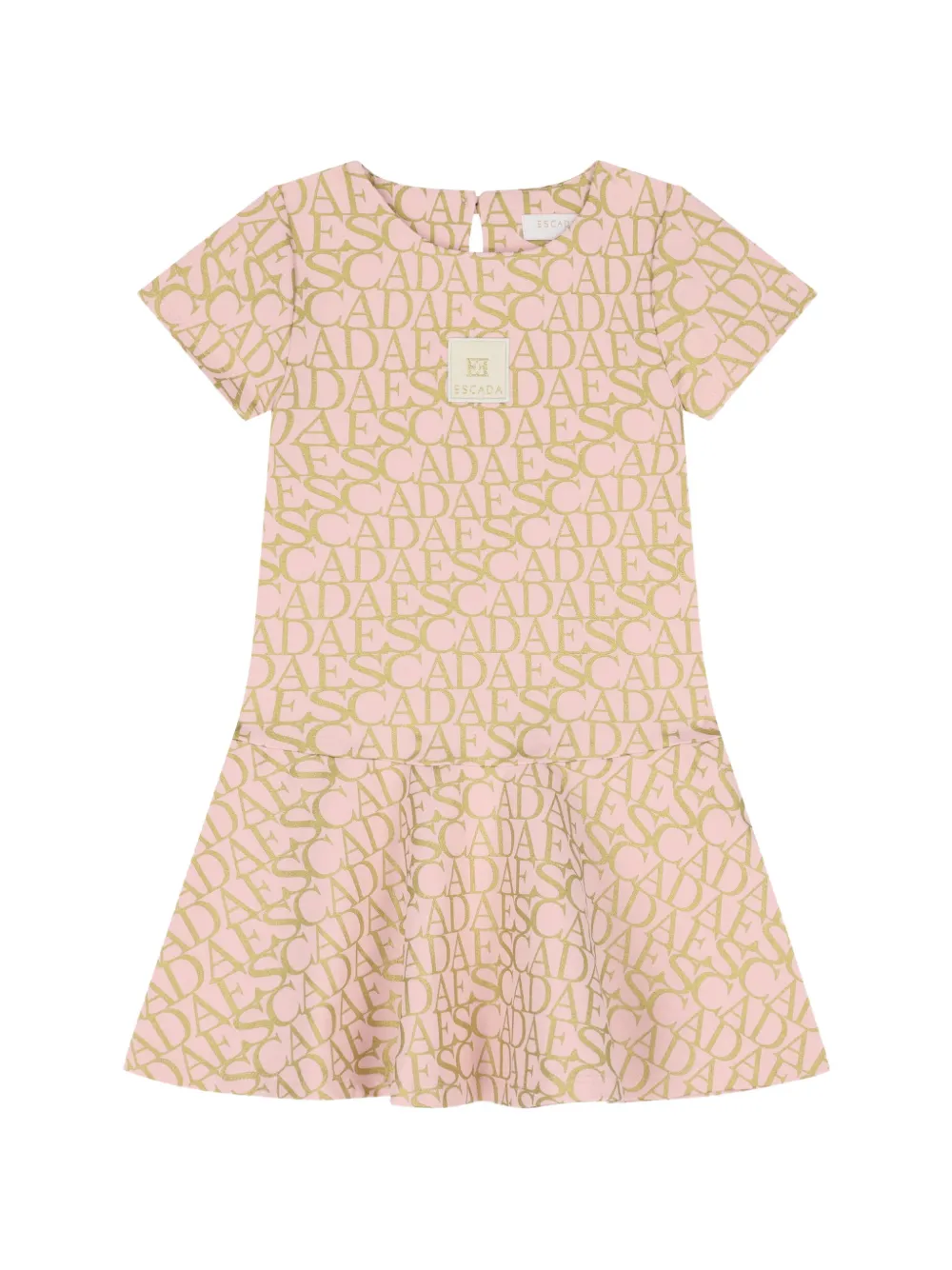 Escada Kids robe à taille-basse - Rose