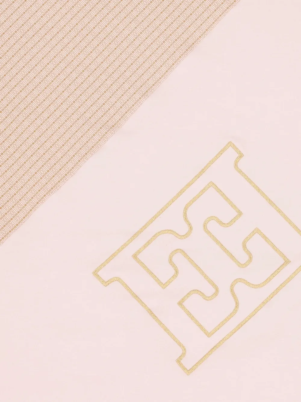 Escada Kids Deken met geborduurd monogram en logo-patroon Roze