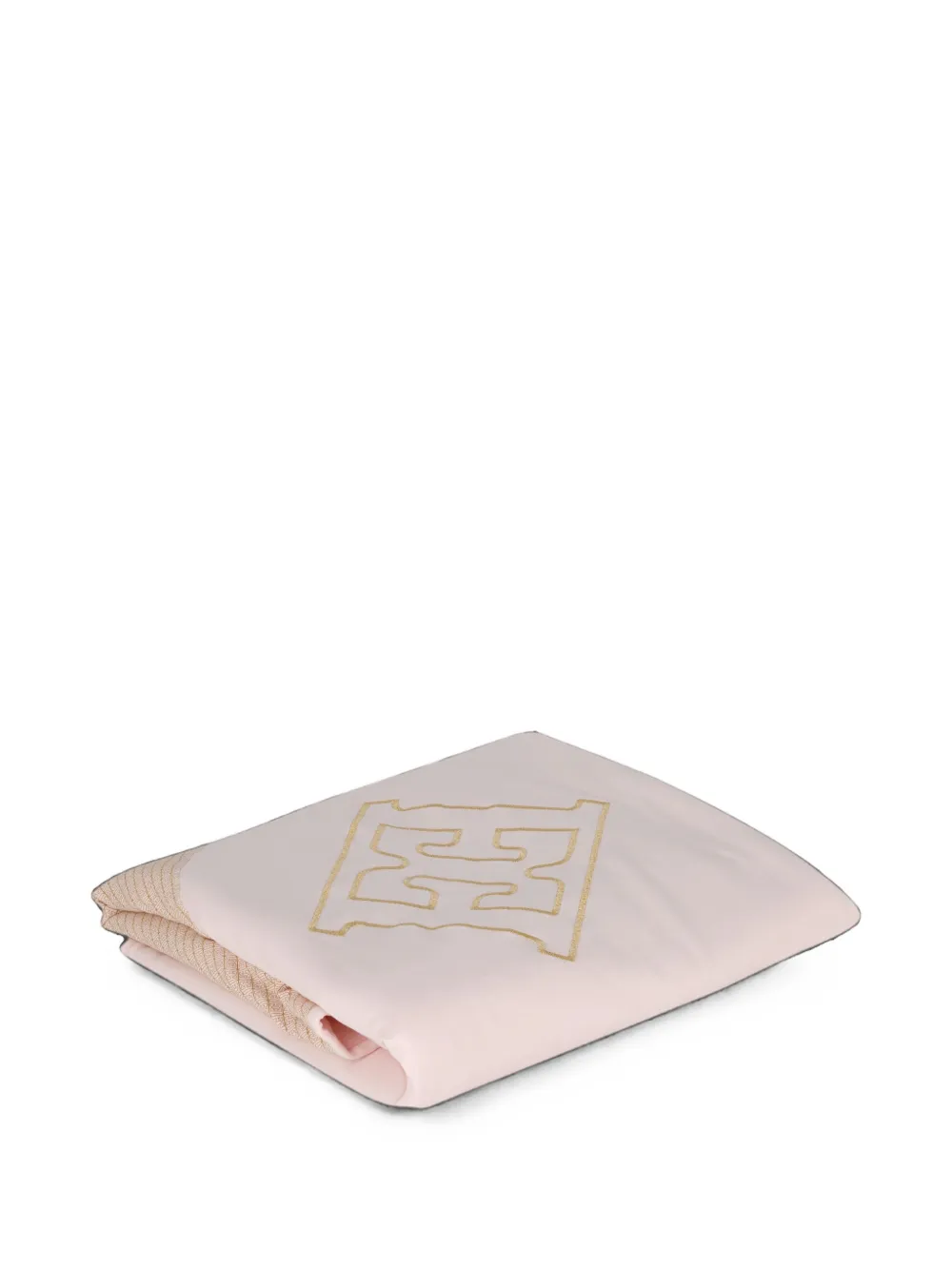 Escada Kids Deken met geborduurd monogram en logo-patroon Roze