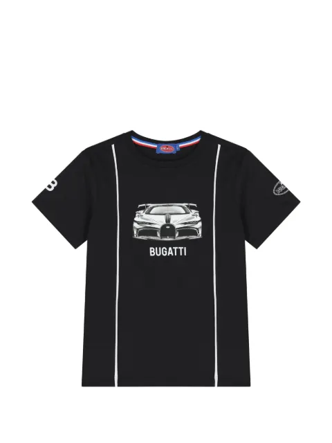 Bugatti Kids graphic-print piped T-shirt