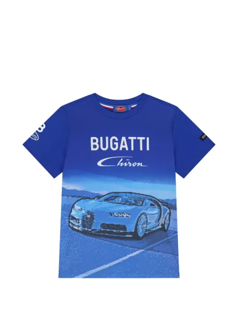 Bugatti Kids Chiron car-print T-shirt