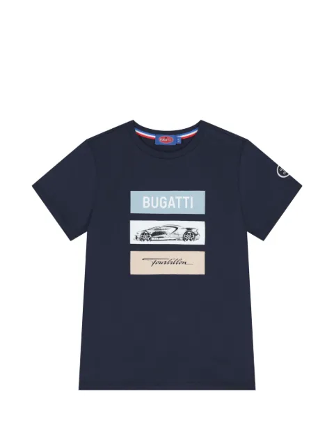 Bugatti Kids Tourbillon logo-print T-shirt
