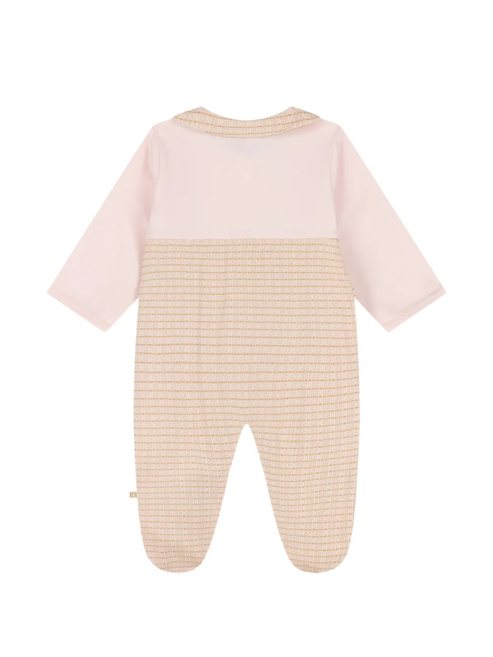 Escada Kids Pyjama met Peter Pan-kraag en logoprint Roze